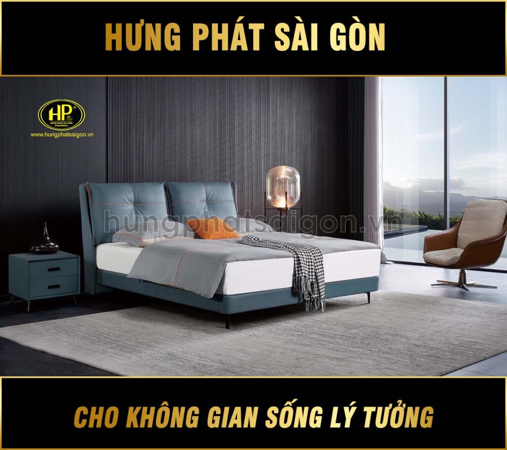 Giường Ngủ Bọc Da Hiện Đại Nhập Khẩu TP-682