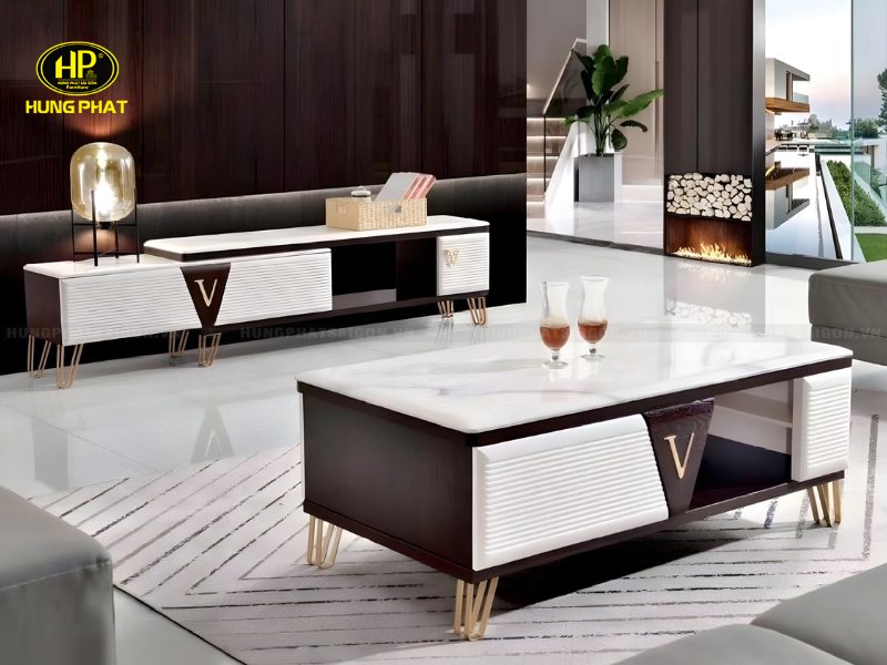 kệ tivi phòng khách sang trọng m2200