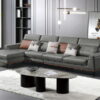 sofa góc phòng khách vải nỉ giả da td-6019