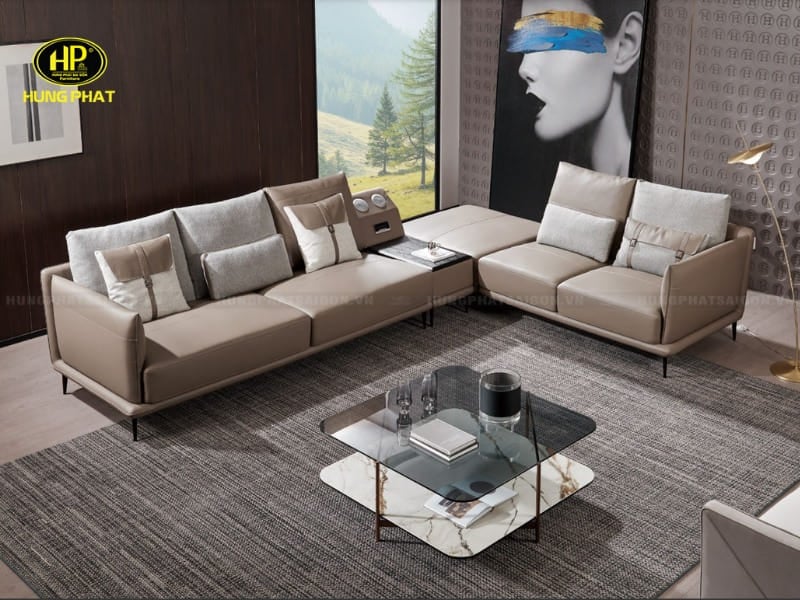 sofa phòng khách có loa hiện đại td-f152