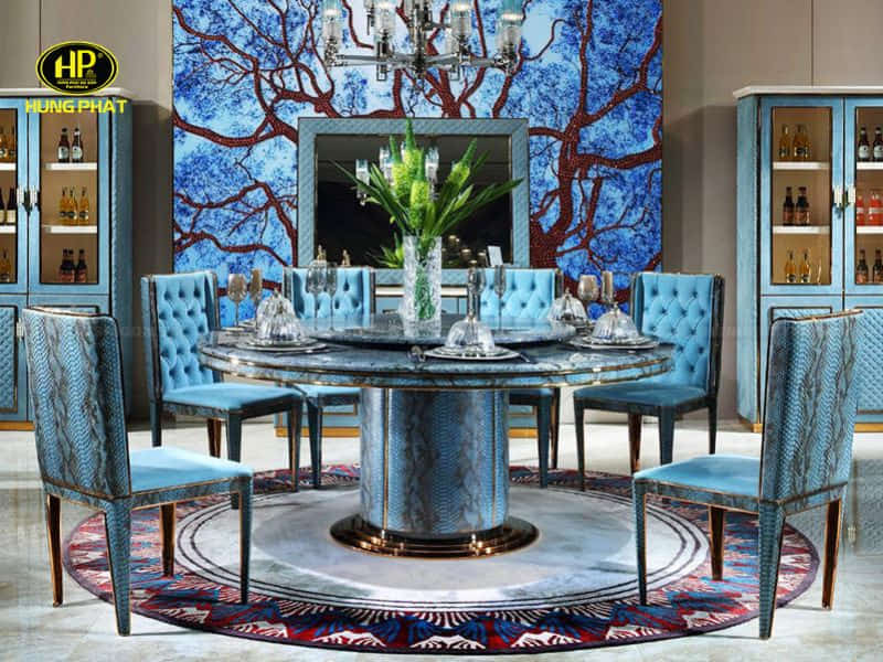 bộ bàn ghế ăn phòng bếp sang trọng cz-5616