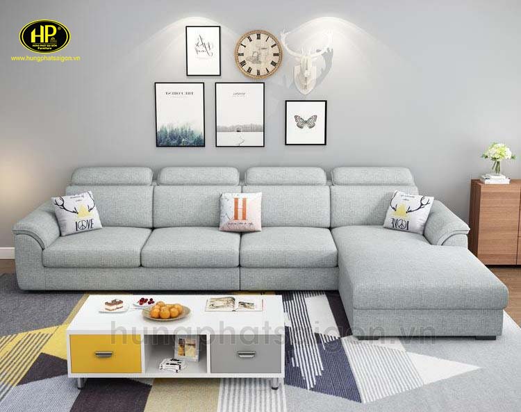 Sofa Góc Bằng Vải Cao Cấp H-284