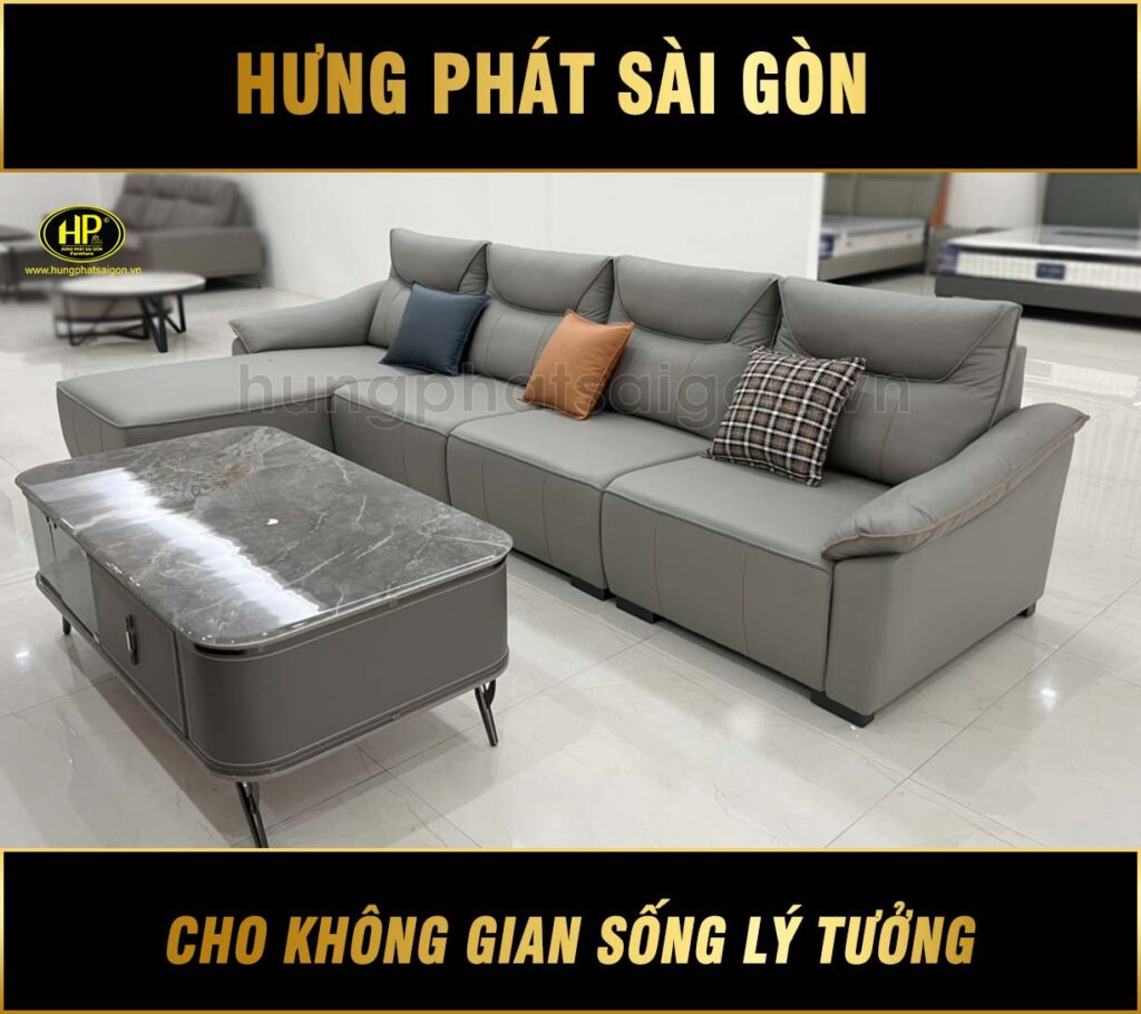 Ghế Sofa Góc Da Cao Cấp Êm Ái 2305