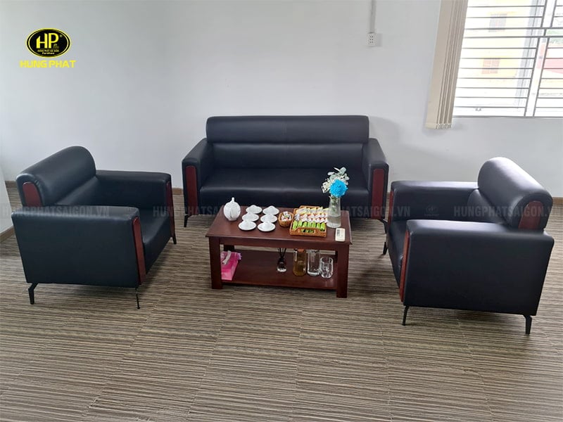 bộ sofa da văn phòng h-42