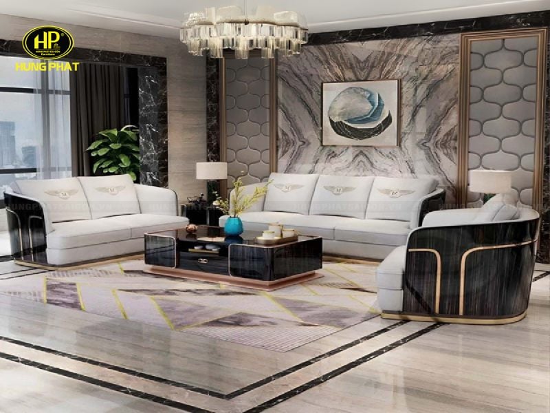 bộ sofa hiện đại da bò cao cấp ta-103