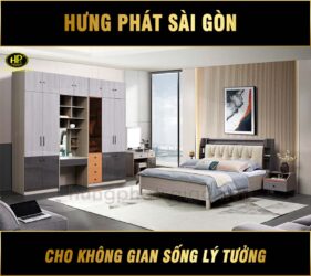 Combo Giường Tủ Bàn Phấn Nhập Khẩu TP-2446B