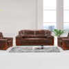 ghế sofa da sang trọng thanh lịch h-32