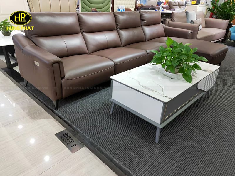 ghế sofa thư giãn da bò nhập khẩu cao cấp nk-8973