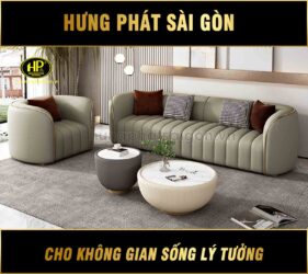 sofa băng tay mạ vàng độc đáo H-57