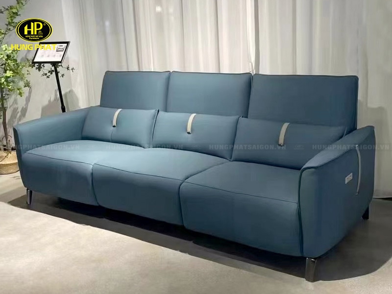 sofa da phòng khách nhập khẩu cao cấp nk-1111