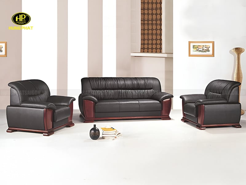 sofa da văn phòng sang trọng giá rẻ h-30
