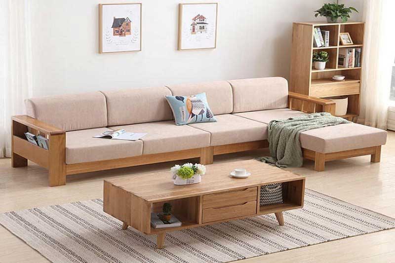 Sofa gỗ công nghiệp đẹp