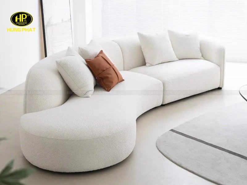 sofa vải lông cừu cao cấp a98
