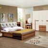 combo giường tủ hiện đại nhập khẩu tp-1966