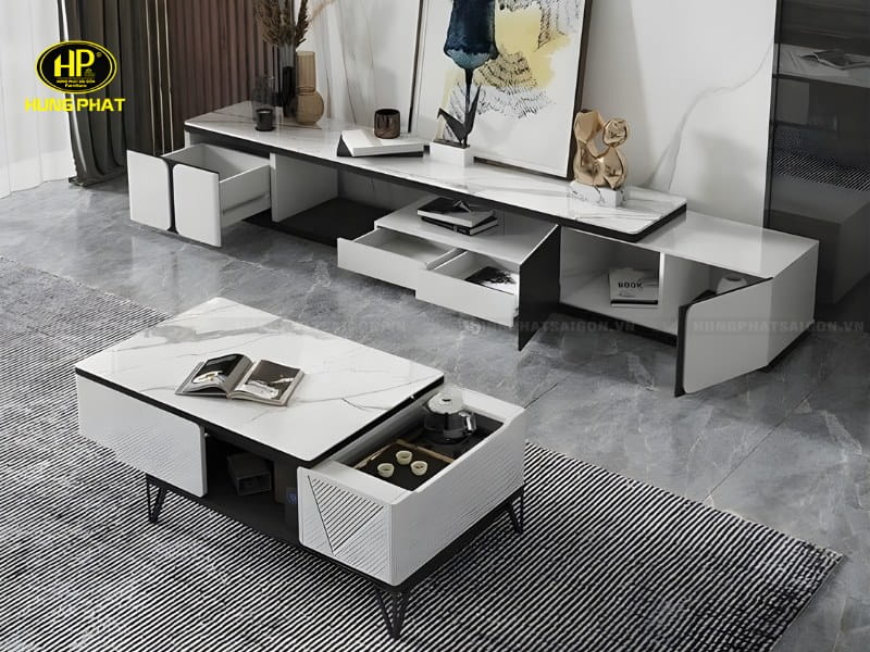 kệ tivi phòng khách sang trọng nhập khẩu kt-801