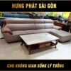 sofa da bò Ý gỗ mun WJ110
