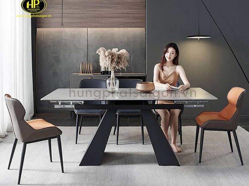 Bộ Bàn Ăn Thông Minh Có Thể Mở Rộng 6 Ghế TNM-8315