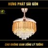 Đèn quạt trần trang trí 8633