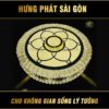 Đèn ốp trần tròn phòng khách K-12