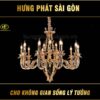 Đèn chùm phong cách Anh quốc cao cấp LX2023-15A