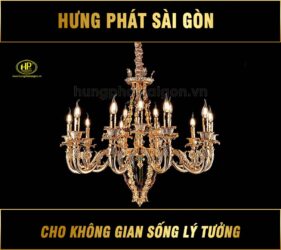 Đèn chùm phong cách Anh quốc cao cấp LX2023-15A
