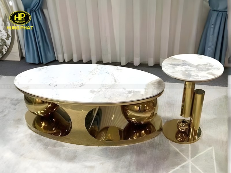 bàn sofa đôi mặt đá bt-2210g