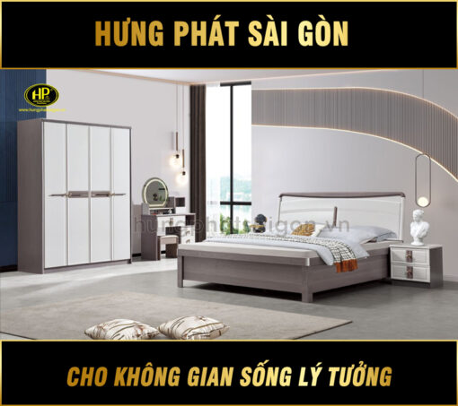 Combo Giường Tủ Phòng Ngủ Nhập Khẩu TP-E656