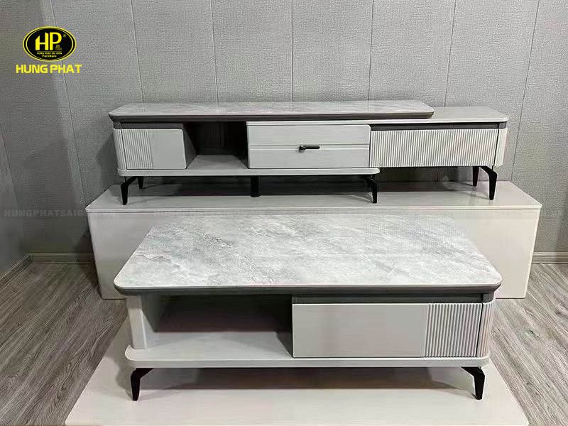 mẫu bàn sofa mặt đá hiện đại 36-12