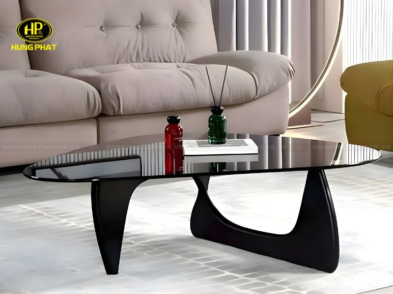 mẫu bàn trà mặt kính cao cấp f-144