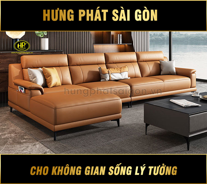 Sofa Da Cao Cấp Chữ L HD-308
