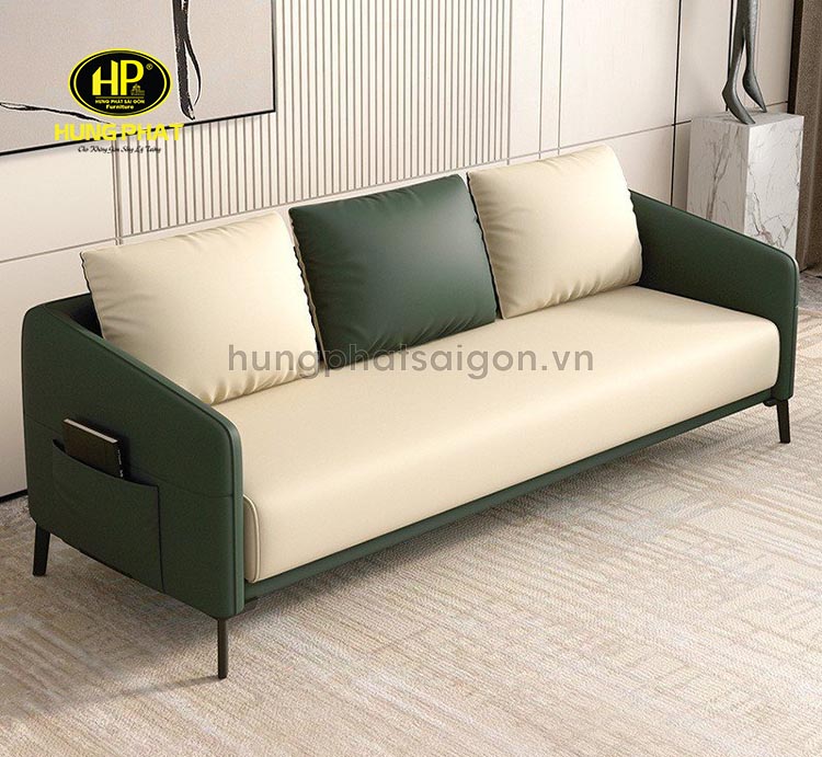 sofa băng da hiện đại H-192