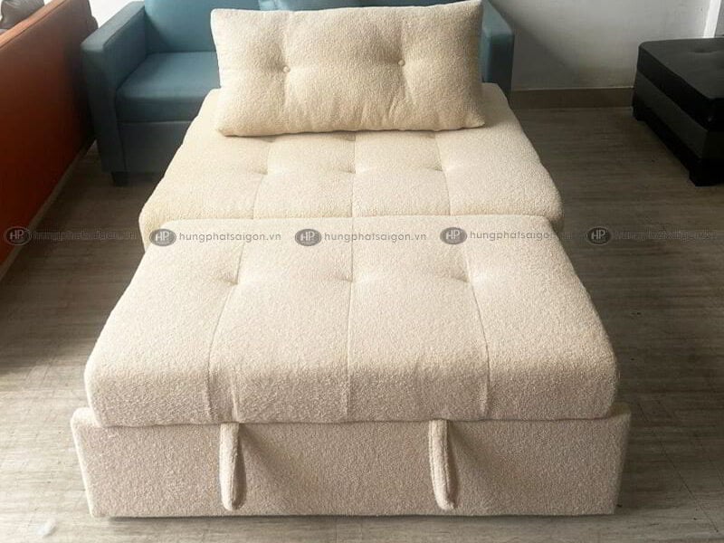 sofa giường vải lông cừu G-38