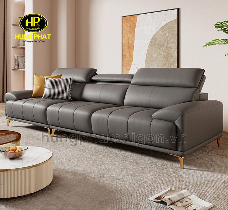 sofa da hiện đại H-17