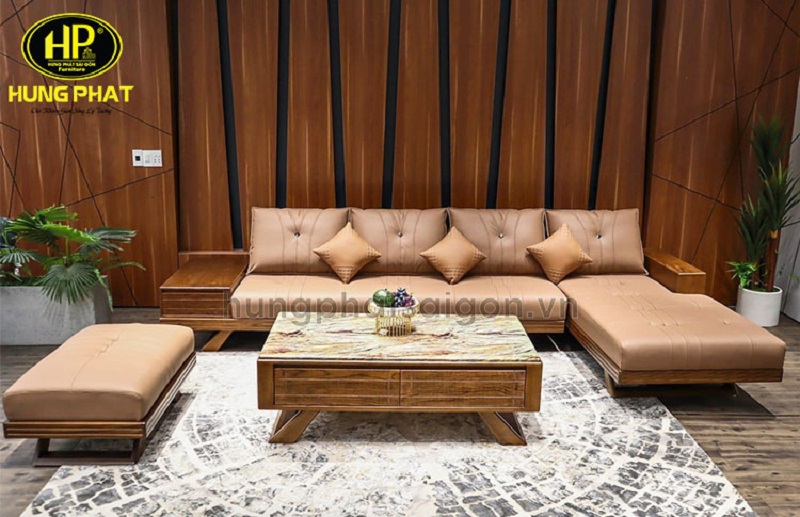 bộ bàn ghế gỗ sồi phòng khách