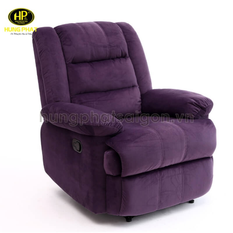 bộ ghế sofa đơn màu tím