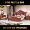 giường tủ phòng ngủ tân cổ điển cao cấp M-61