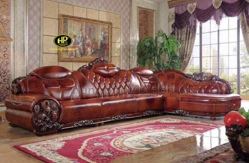 sofa da cao cấp nhập khẩu H-1437