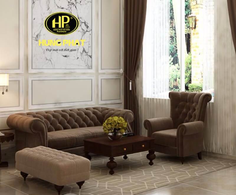 sofa phong cách tân cổ điển h112