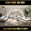 ghế sofa phòng khách cao cấp nhập khẩu M-804B