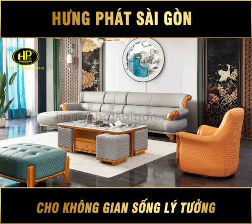 sofa tân cổ điển gỗ mun cao cấp F038