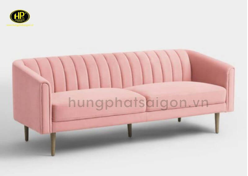 sofa văng màu hồng h-294
