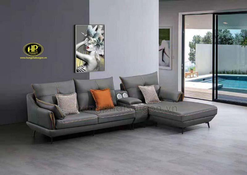 Sofa góc vải nỉ hiện đại nhập khẩu H-2131TD