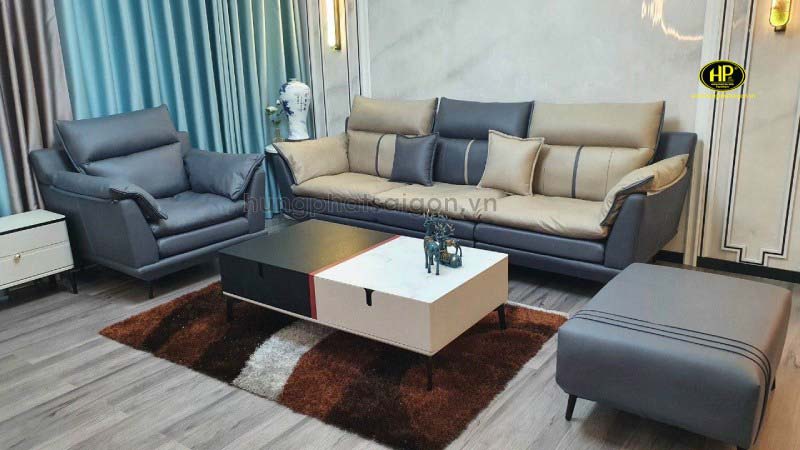 Sofa vải nỉ phòng khách cao cấp H-2139