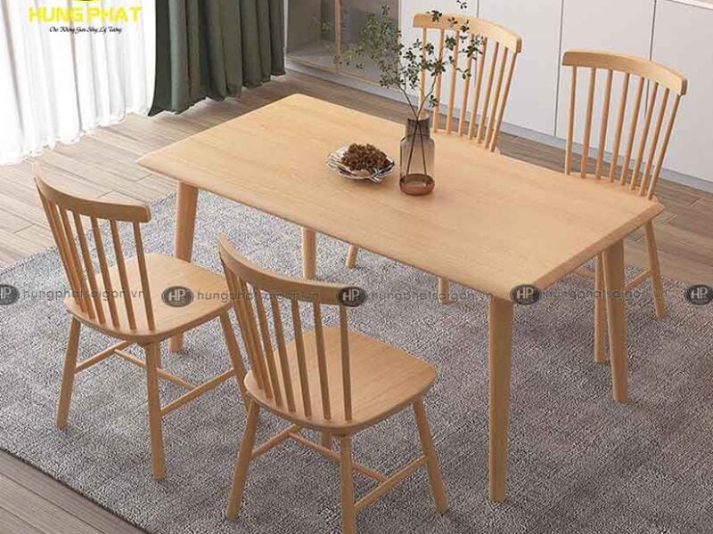 bộ bàn ghế ăn hiện đại BA-28