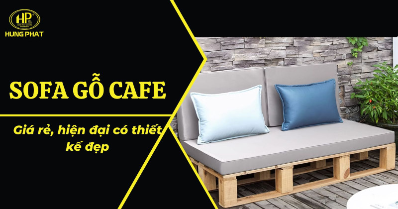 bàn ghế sofa gỗ cafe