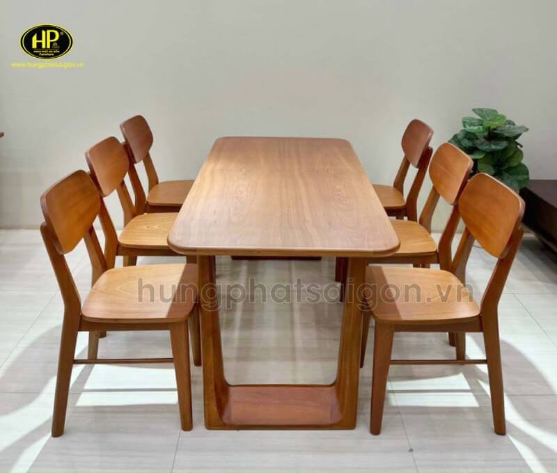 bộ bàn ăn gỗ cao cấp TM-12