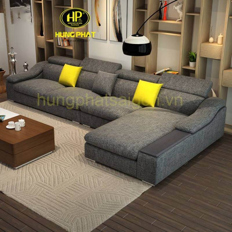 bộ sofa vải mẫu mới h-276