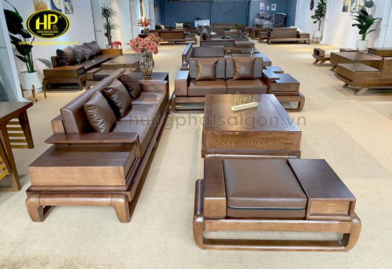 các mẫu ghế sofa gỗ chữ u