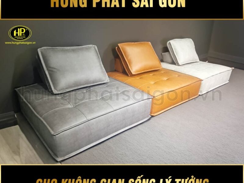 Ghế sofa băng vuông hiện đại phòng khách VN126