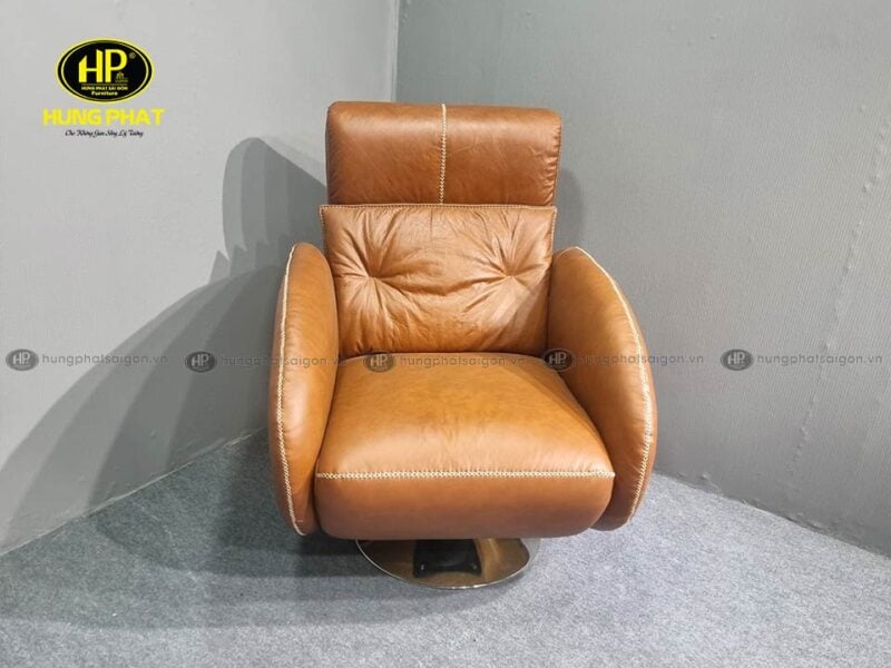 ghế sofa da đơn xoay hiện đại DN-688
